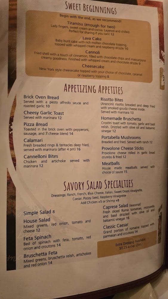 The Brick Oven Menu image 4